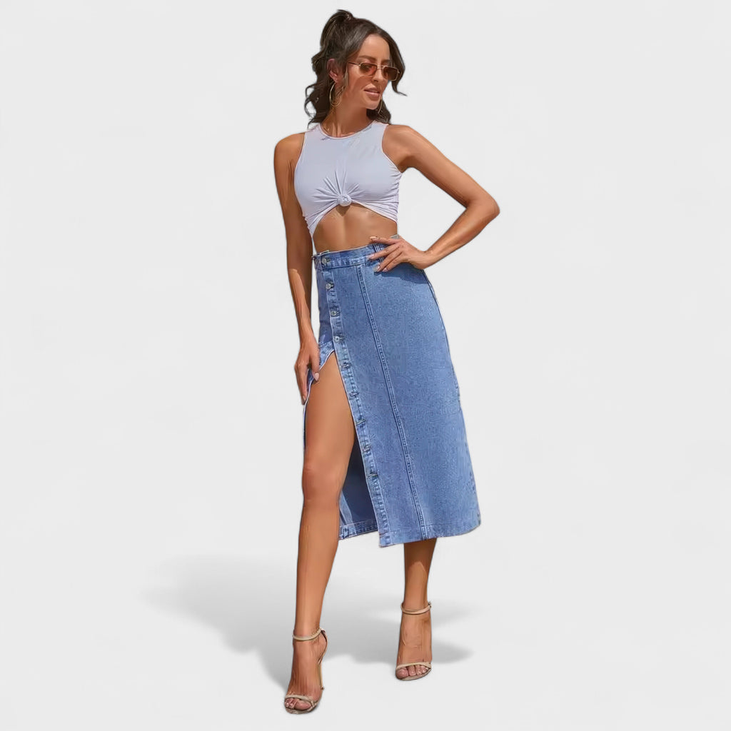 Jupe en jean tendance