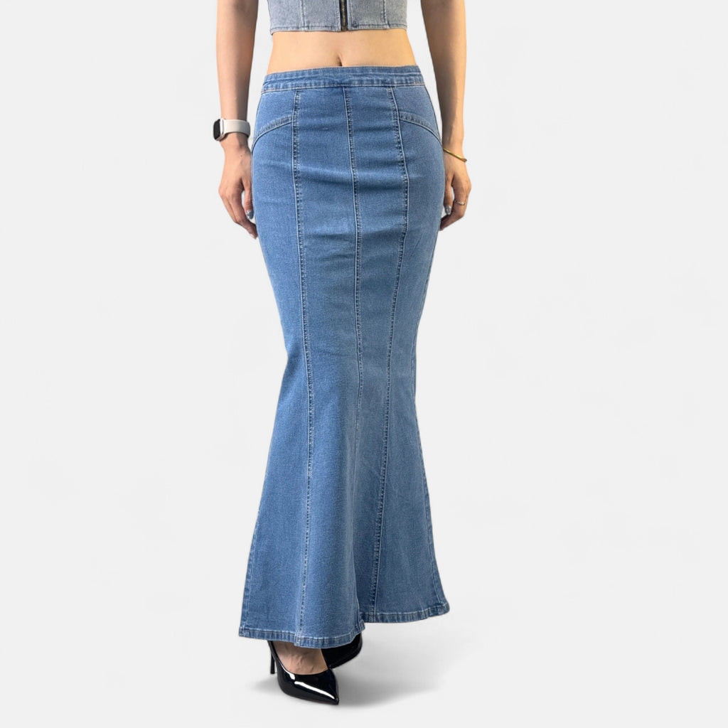 Jupe en jean sirène