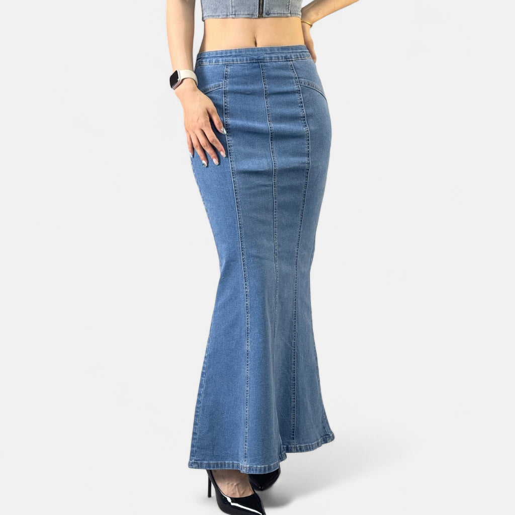 Jupe en jean sirène
