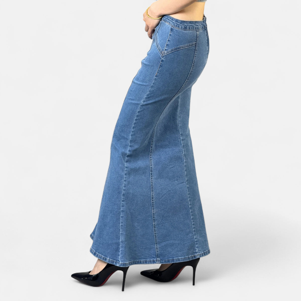 Jupe en jean sirène