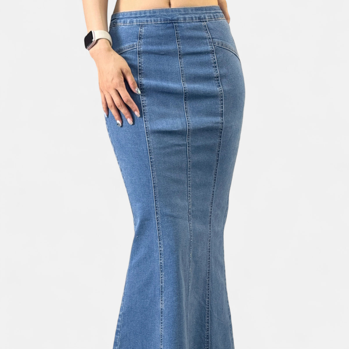 Jupe en jean sirène